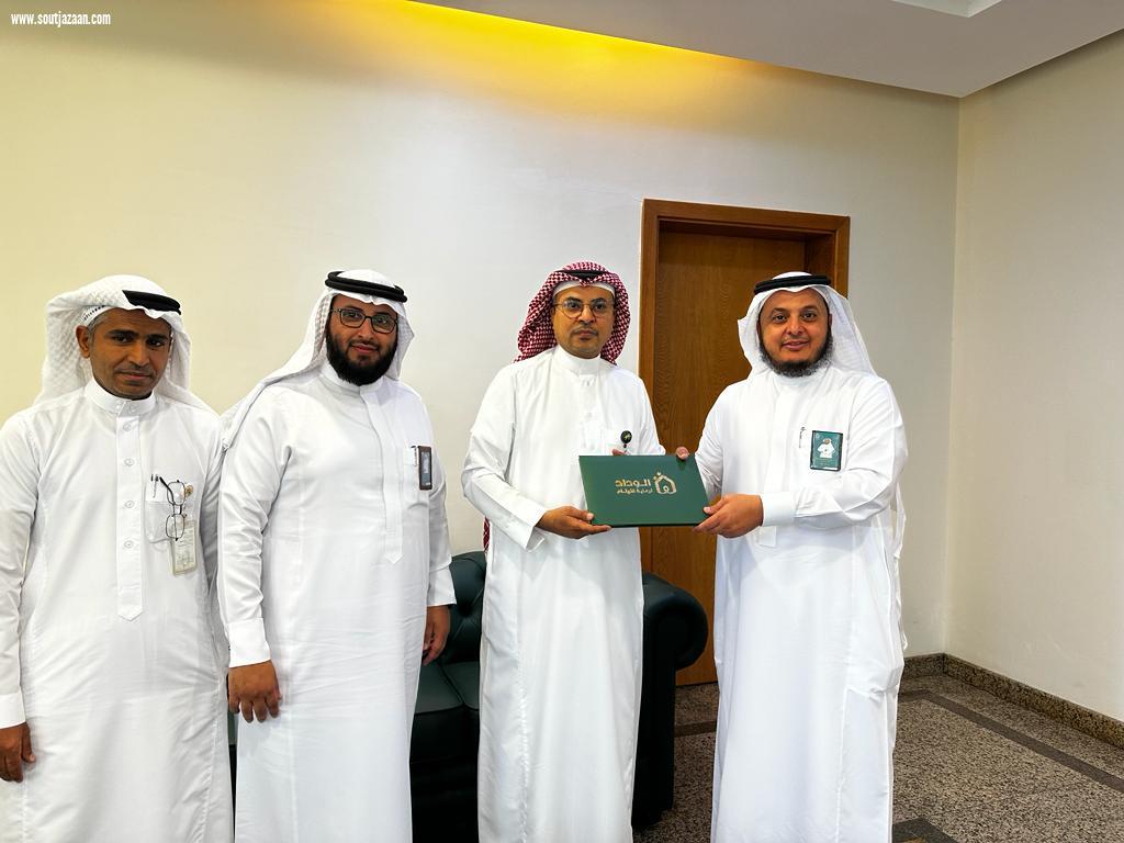 مدير عام موارد وتنمية جازان يستقبل الرئيس التنفيذي لجمعية الوداد