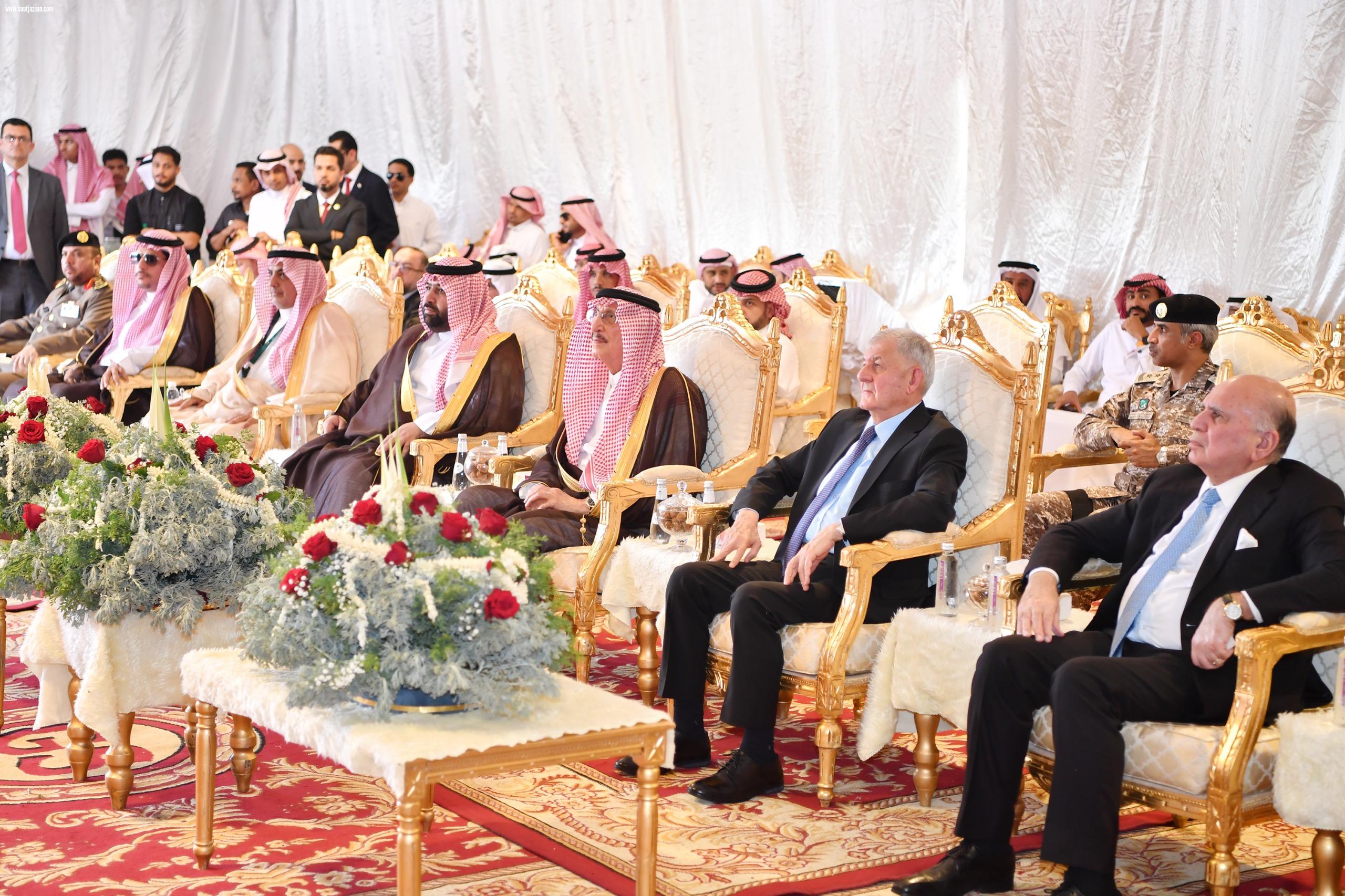 رئيس جمهورية العراق يزور مشروع سد وادي جازان