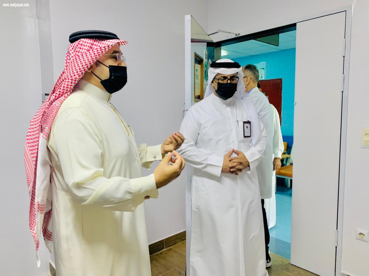 محافظ المجاردة يتفقد سير العمل في مستشفى المجاردة العام ويتلمس احتياجات المرضى والمراجعين