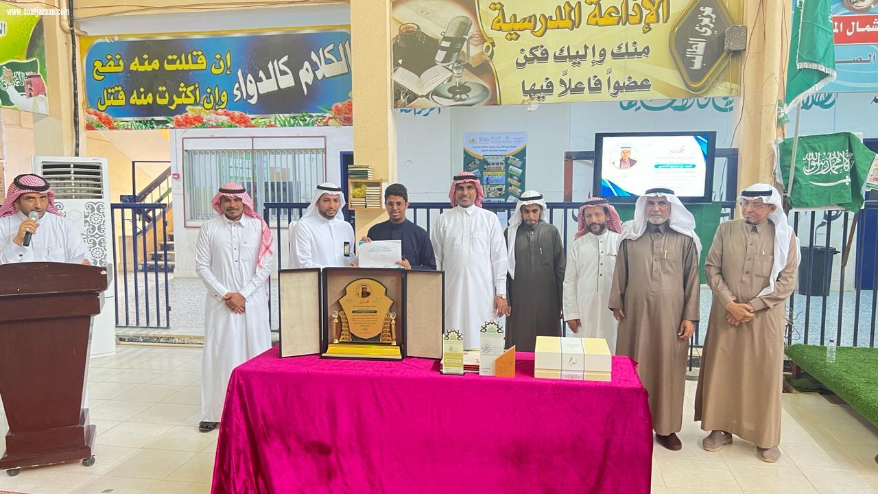 شيخ قرية أبوالسلع يرعى حفل تكريم الطالب أمجد النعمي وختام دورة أمجد الرياضية