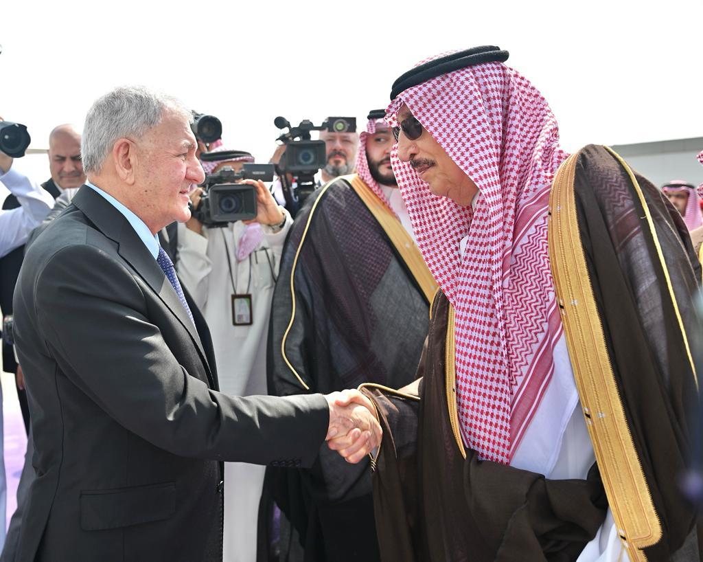 رئيس الجمهورية العراقية يصل جازان