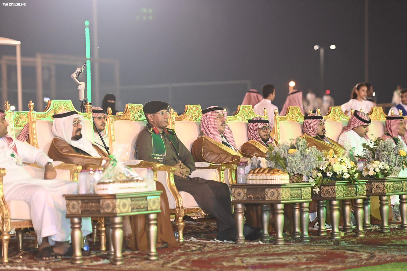 محافظ محافظة صامطة يرعى حفل الأهالي بمناسبة اليوم الوطني الـ93 للمملكة العربية السعودية