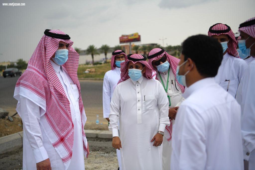 أمين منطقة جازان يتفقد أعمال معالجة التشوهات البصرية بمحافظتي صبيا وأبوعريش 