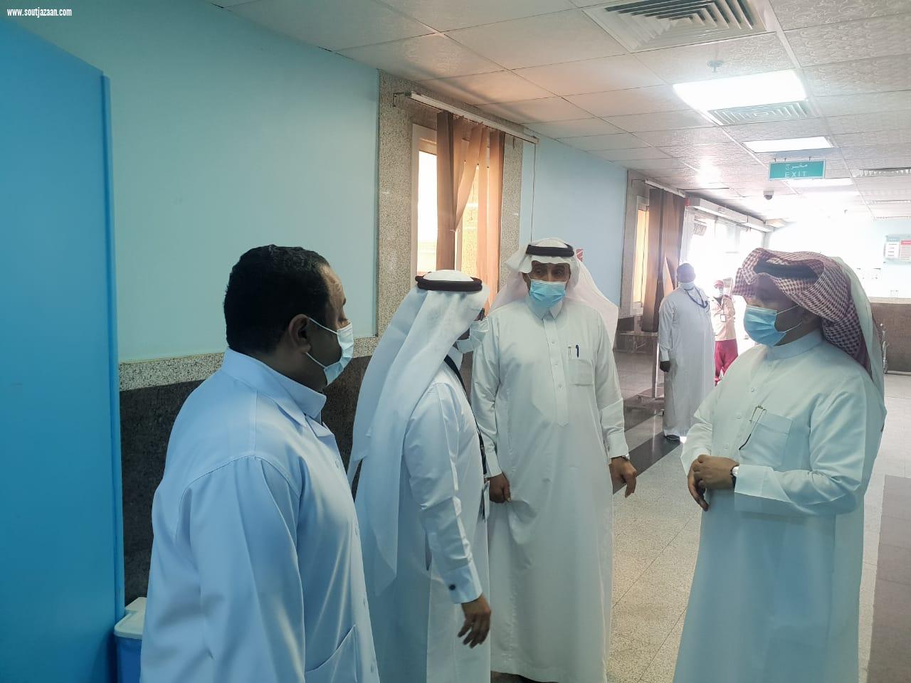 محافظ المجاردة في جولة ميدانية يزور مركز أحد ثربان ومستشفى المجاردة العام