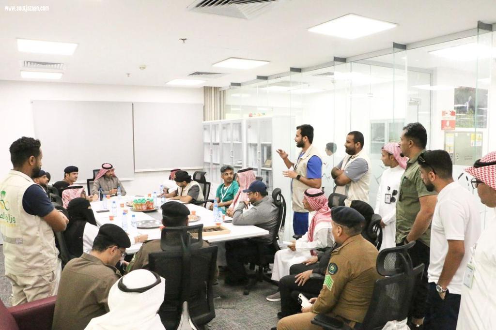 خطة فرضية ناجحة بمستودعات التموين الطبي بمستشفى إرادة والصحة النفسية بجازان