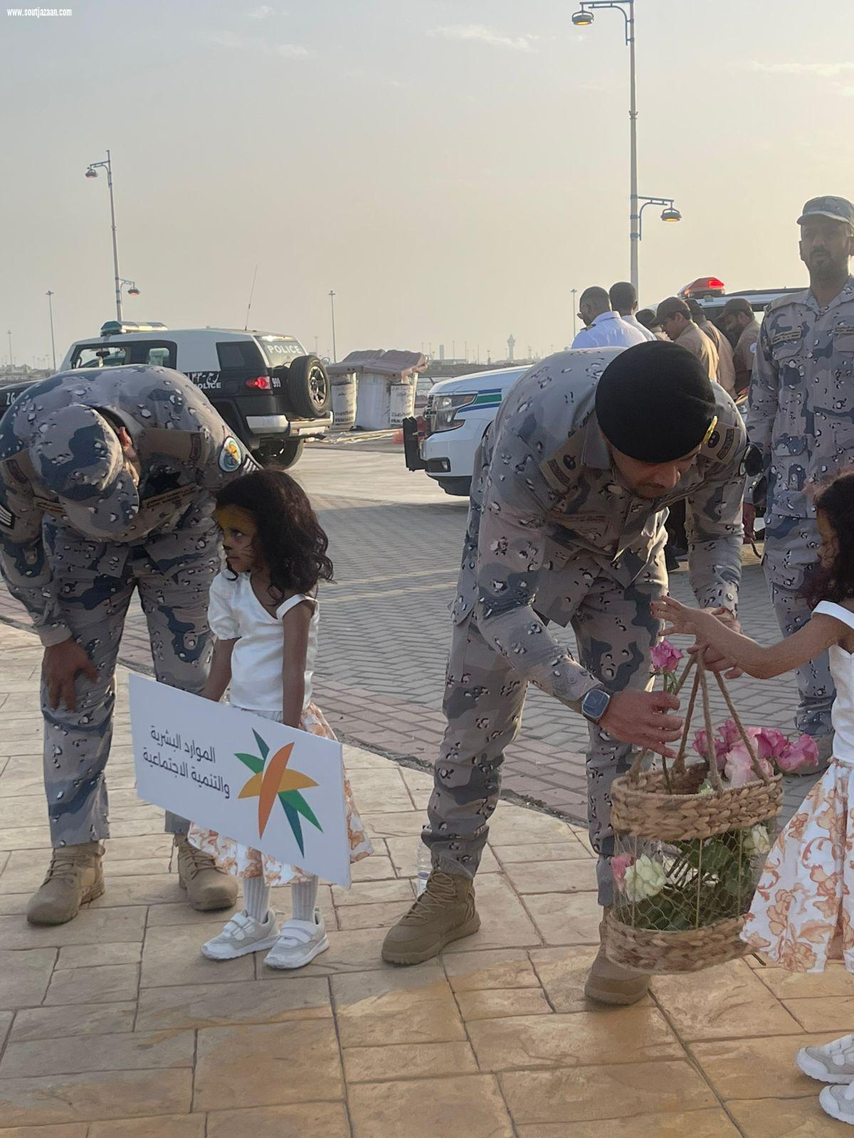 فرع وزارة الموارد البشرية والتنمية الاجتماعية بجازان ممثلاً بمكتب الضمان الاجتماعي بجازان ينفذ فعالية يوم النمر العربي