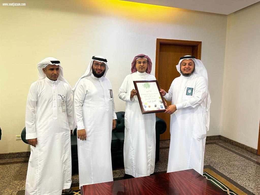 مدير عام موارد وتنمية جازان يستقبل الرئيس التنفيذي لجمعية الوداد