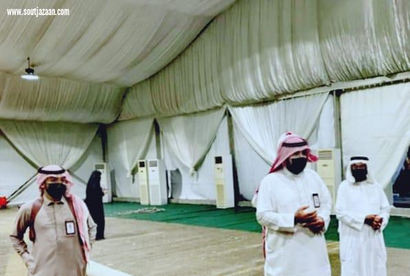محافظ العيدابي يتفقد سير أعمال استعدادات الجهات في مهرجان_عسل_جازان في نسخته السابعة.
