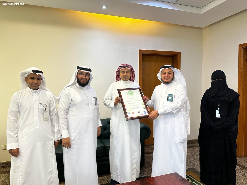 مدير عام موارد وتنمية جازان يستقبل الرئيس التنفيذي لجمعية الوداد