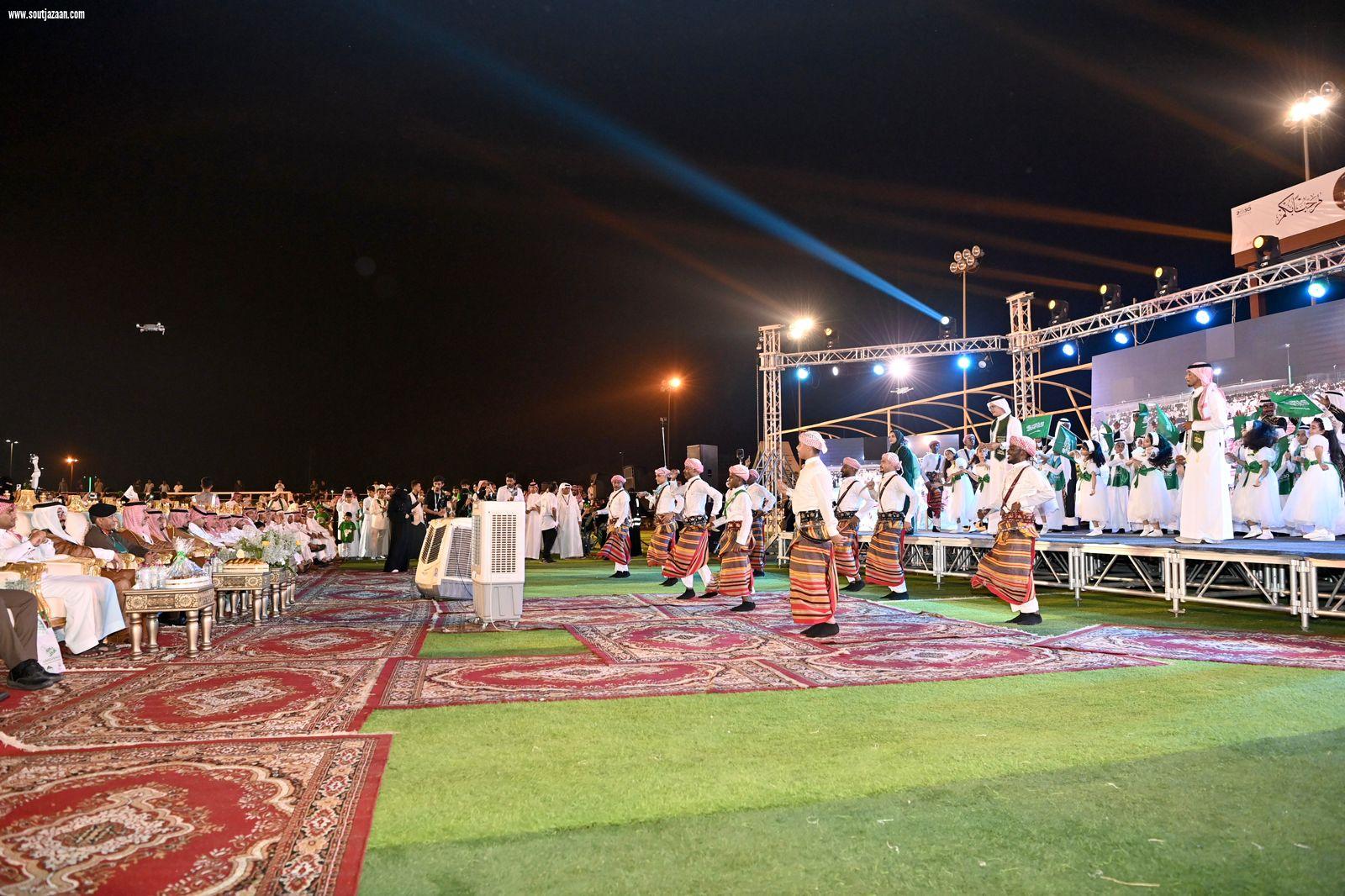 محافظ محافظة صامطة يرعى حفل الأهالي بمناسبة اليوم الوطني الـ93 للمملكة العربية السعودية