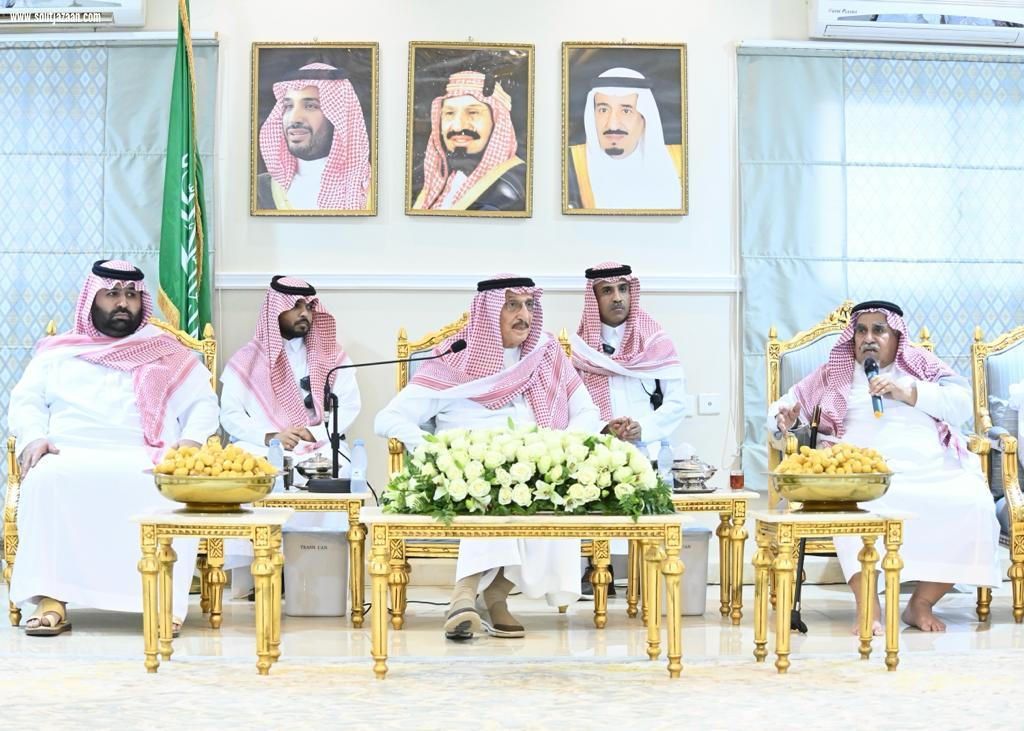 سمو أمير منطقة جازان يزور عدداً من مشايخ محافظة الدرب ومركز الشقيق