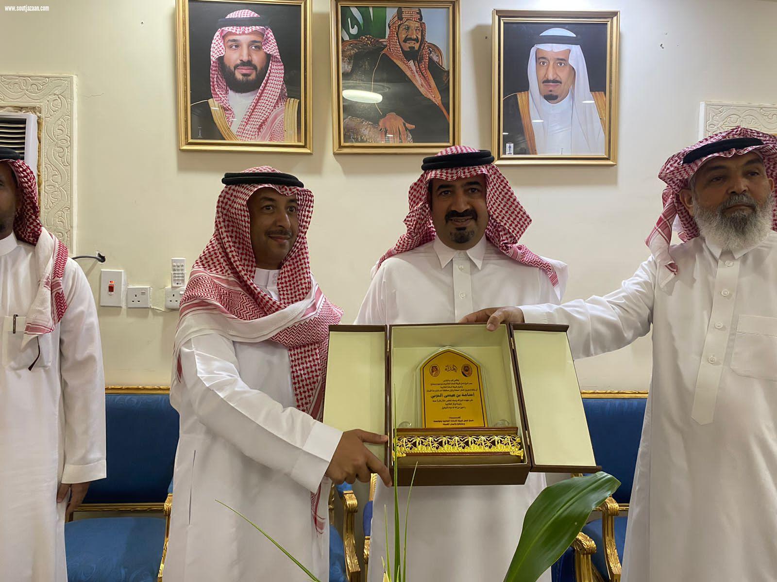 الخلاوية يكرمون الحربي وصنهات بحفل الوداع والترحيب بحضور محافظ بيش 