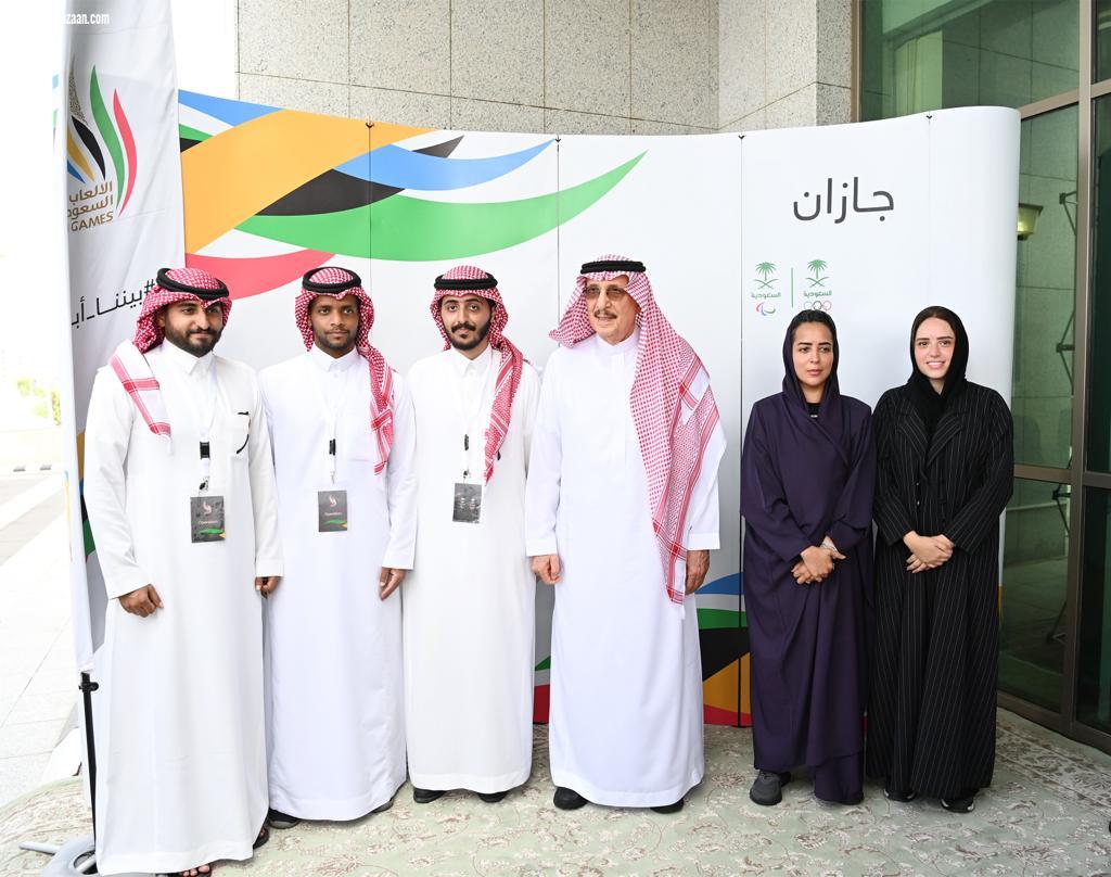 أمير منطقة جازان يتسلّم شعلة دورة الألعاب السعودية 2023