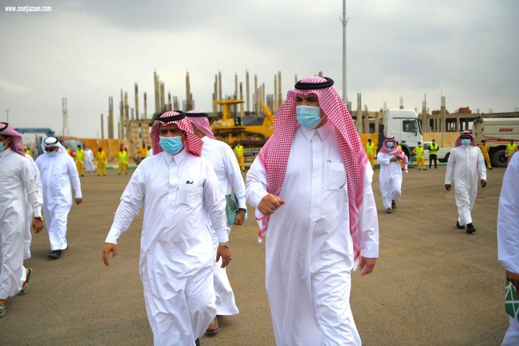 أمين منطقة جازان يتفقد أعمال معالجة التشوهات البصرية بمحافظتي صبيا وأبوعريش 
