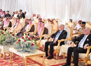 رئيس جمهورية العراق يزور مشروع سد وادي جازان