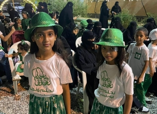 جمعية البر ورائدات المسارحة يحتفلون باليوم الوطني السعودي 93