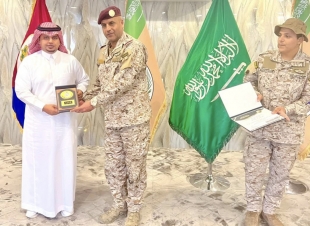 قيادة مجموعة لواء الإمام فيصل بن تركي الأول تكرّم مستشفى الحرث