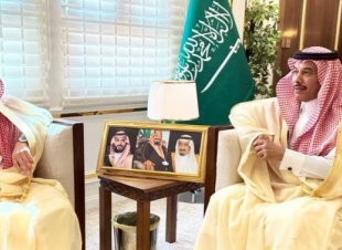 محافظ صوير يستقبل رئيس بلدية صوير المكلف حديثًا بالمحافظة