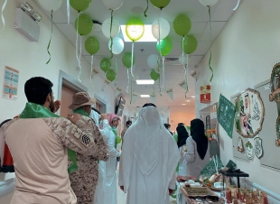 مستشفى العارضة العام يحتفل باليوم الوطني 92