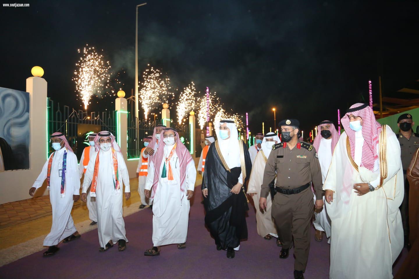 بكل حب وانتماء أهالي محافظة الدرب يقيمون احتفال اليوم الوطني ٩١