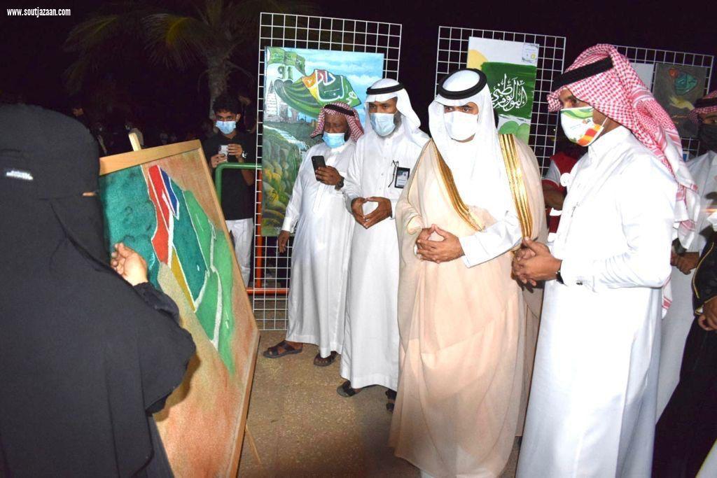 محافظ بيش يرعى حفل بالأهالي باليوم الوطني