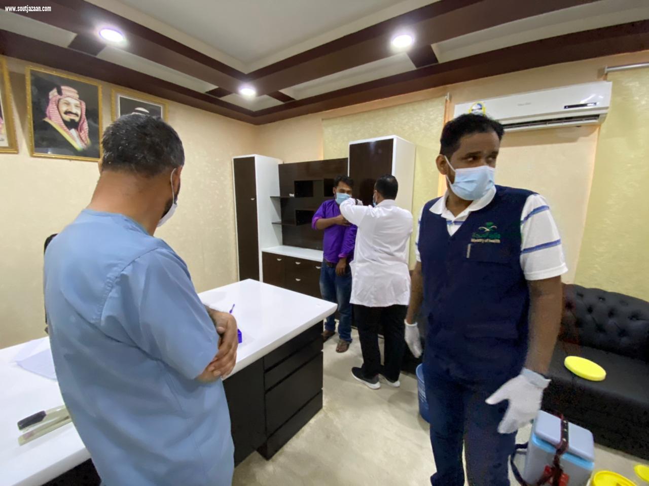 استمرار لقاح كوفيد 19  تلقى منسوبو محافظة بيش الجرعة الاولى 