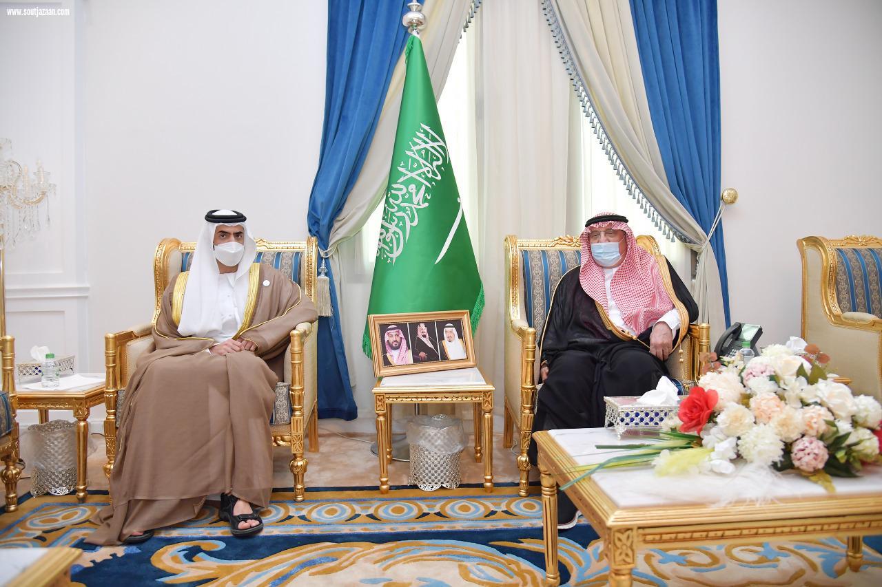 سمو أمير منطقة جازان يستقبل السفير الإماراتي لدى المملكة ..