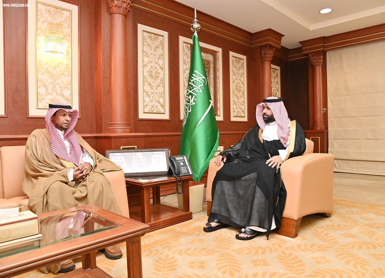منطقة جازان بالنيابة يستقبل مدير تعليم صبيا 