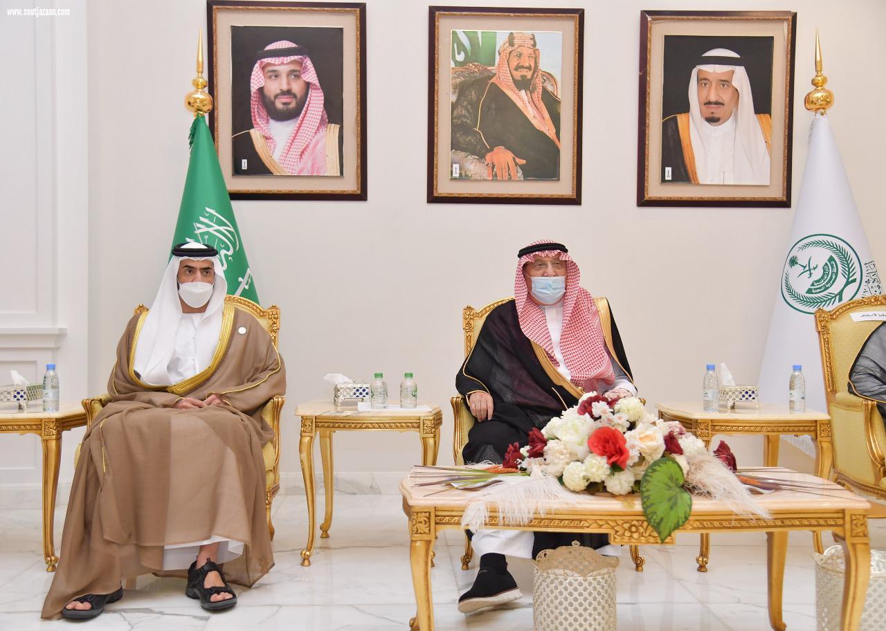 سمو أمير منطقة جازان يستقبل السفير الإماراتي لدى المملكة ..