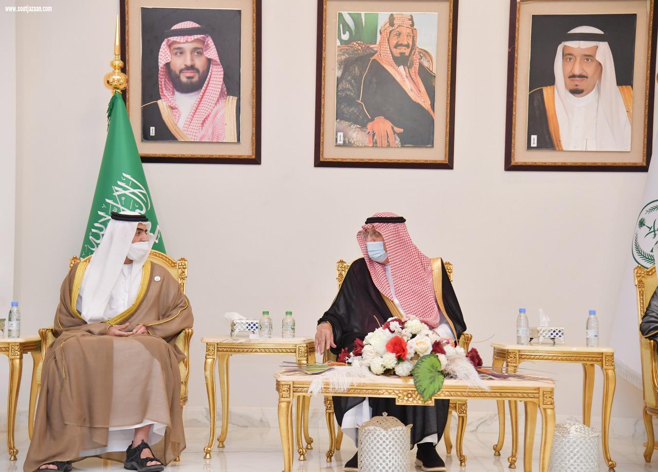 سمو أمير منطقة جازان يستقبل السفير الإماراتي لدى المملكة ..