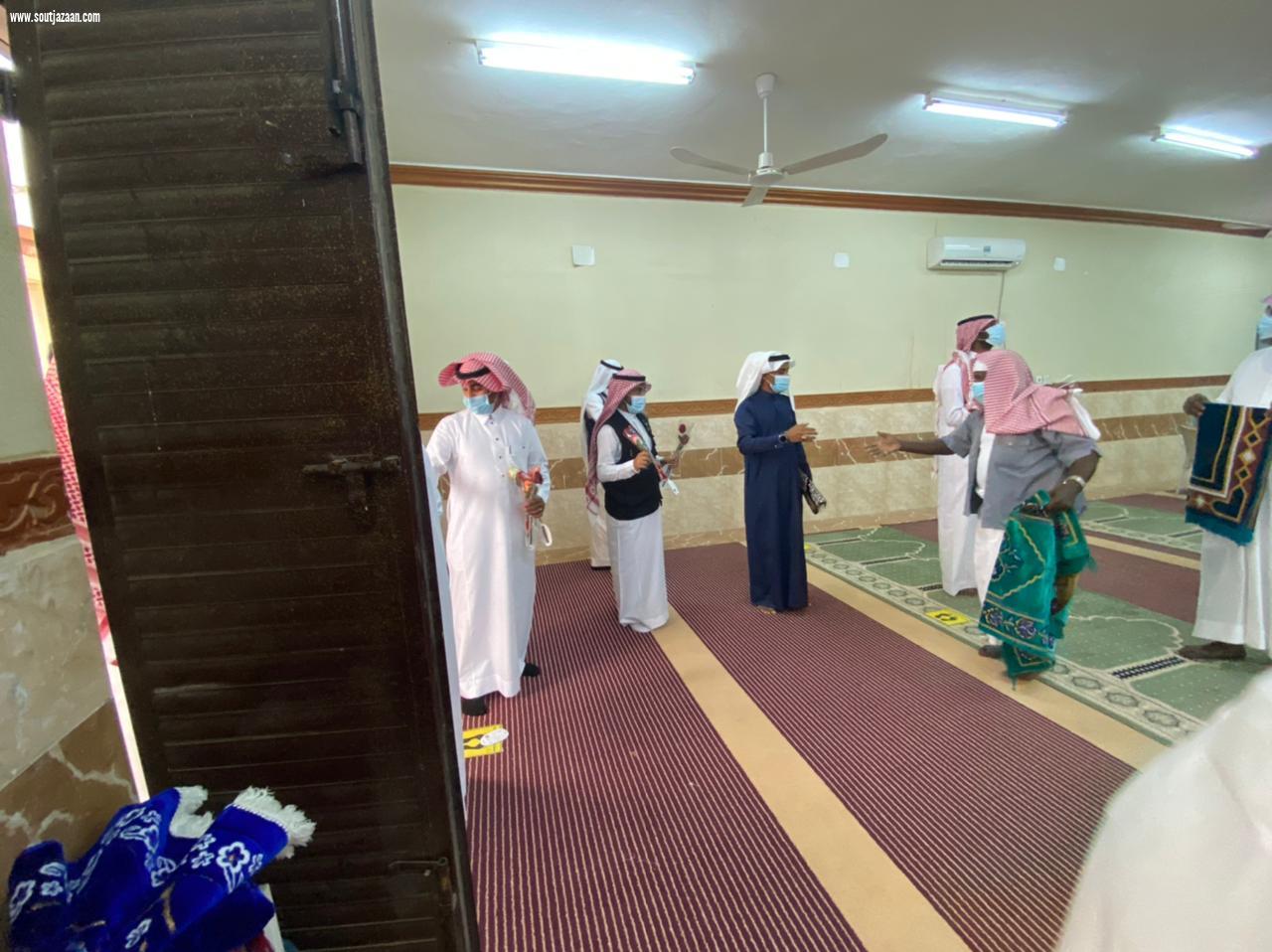 القطاع الجنوبي يتواجد بجامع الشعوب لمتابعة الالتزام بالاجراءات الوقائية  