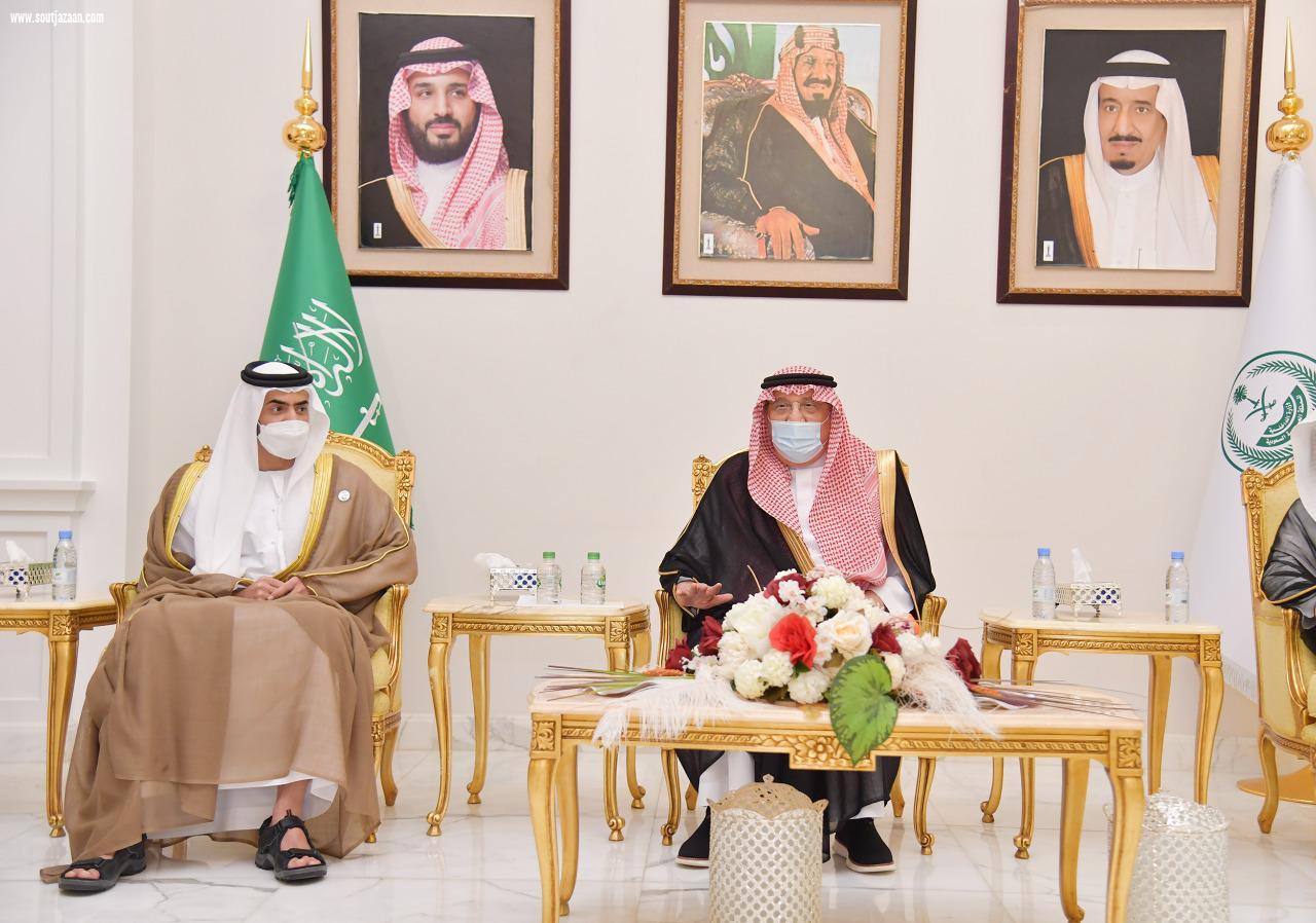 سمو أمير منطقة جازان يستقبل السفير الإماراتي لدى المملكة ..