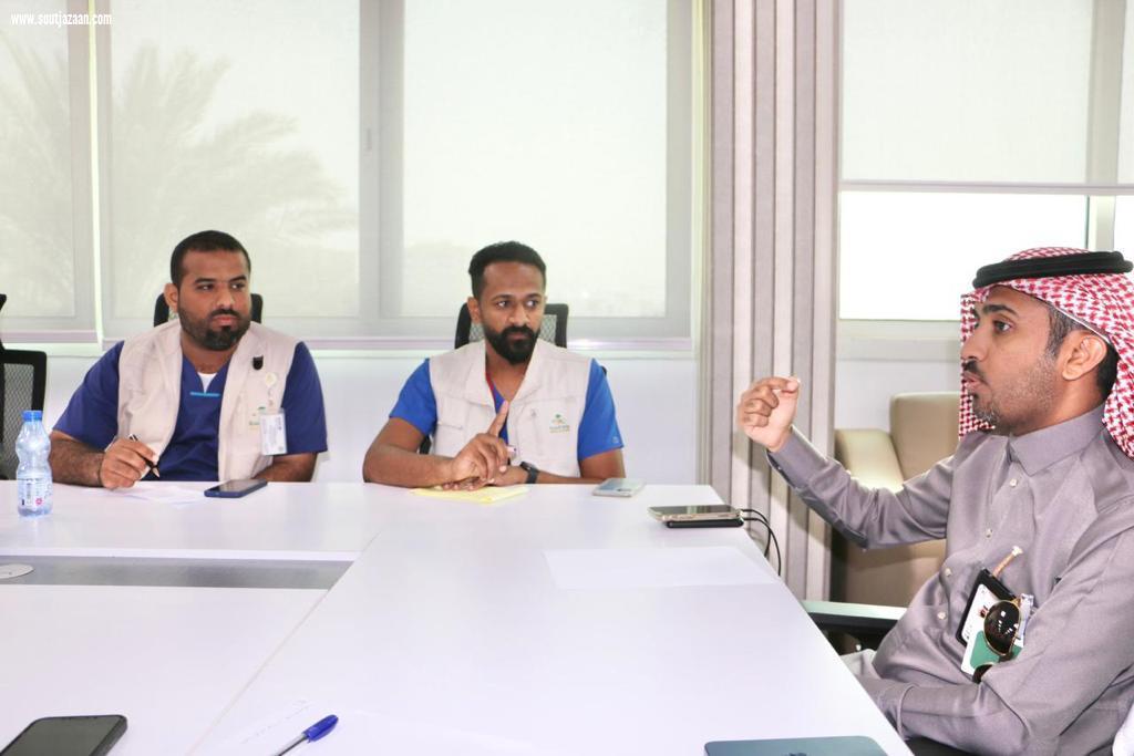 مستشفى إرادة والصحة النفسية بجازان ينفذ خطة إخلاء لحريق وهمي بالتعاون مع إدارة الطوارئ و الازمات بصحة جازان