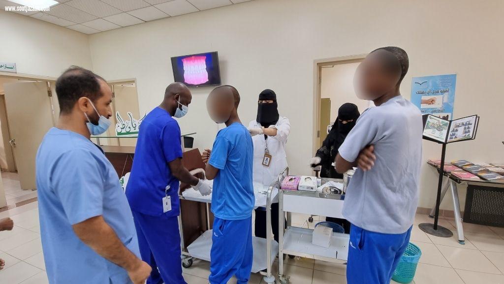 بالتعاون مع صحة جازان دار الملاحظه ينظم حملة تطعيم ضد الإنفلونزا الموسمية