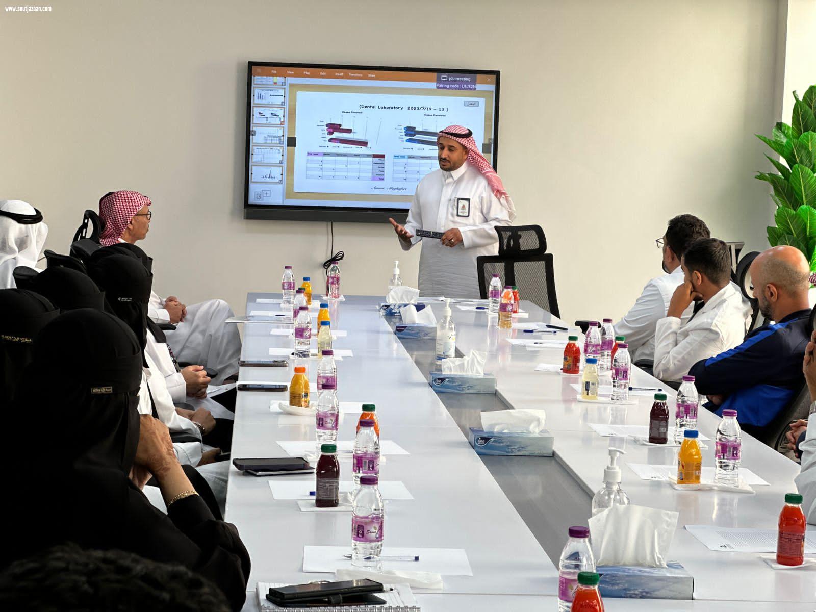 نائب مدير صحة جازان يكرم المتميزين في مبادرة نشكرك بمركز طب الأسنان التخصصي