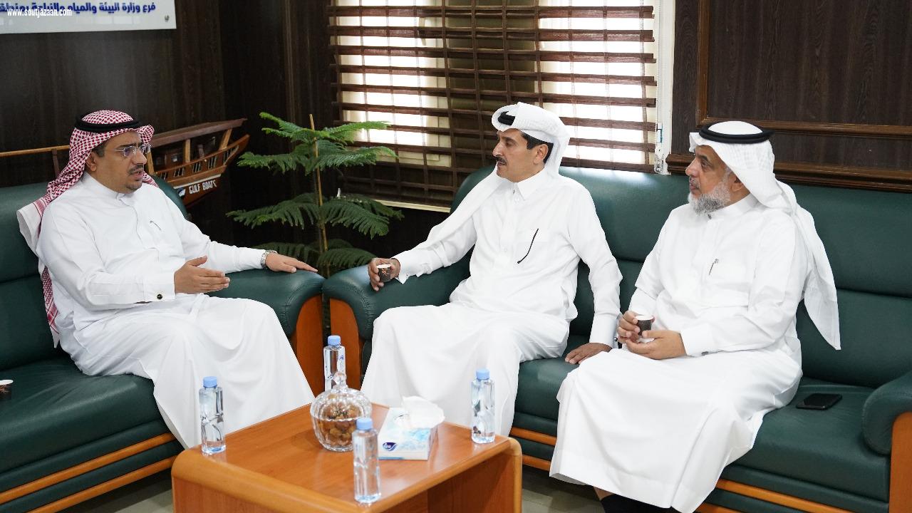 آل عطيف يجتمع مع مدير الشئون الحكوميه لأرامكو السعوديه المنطقه الغربيه
