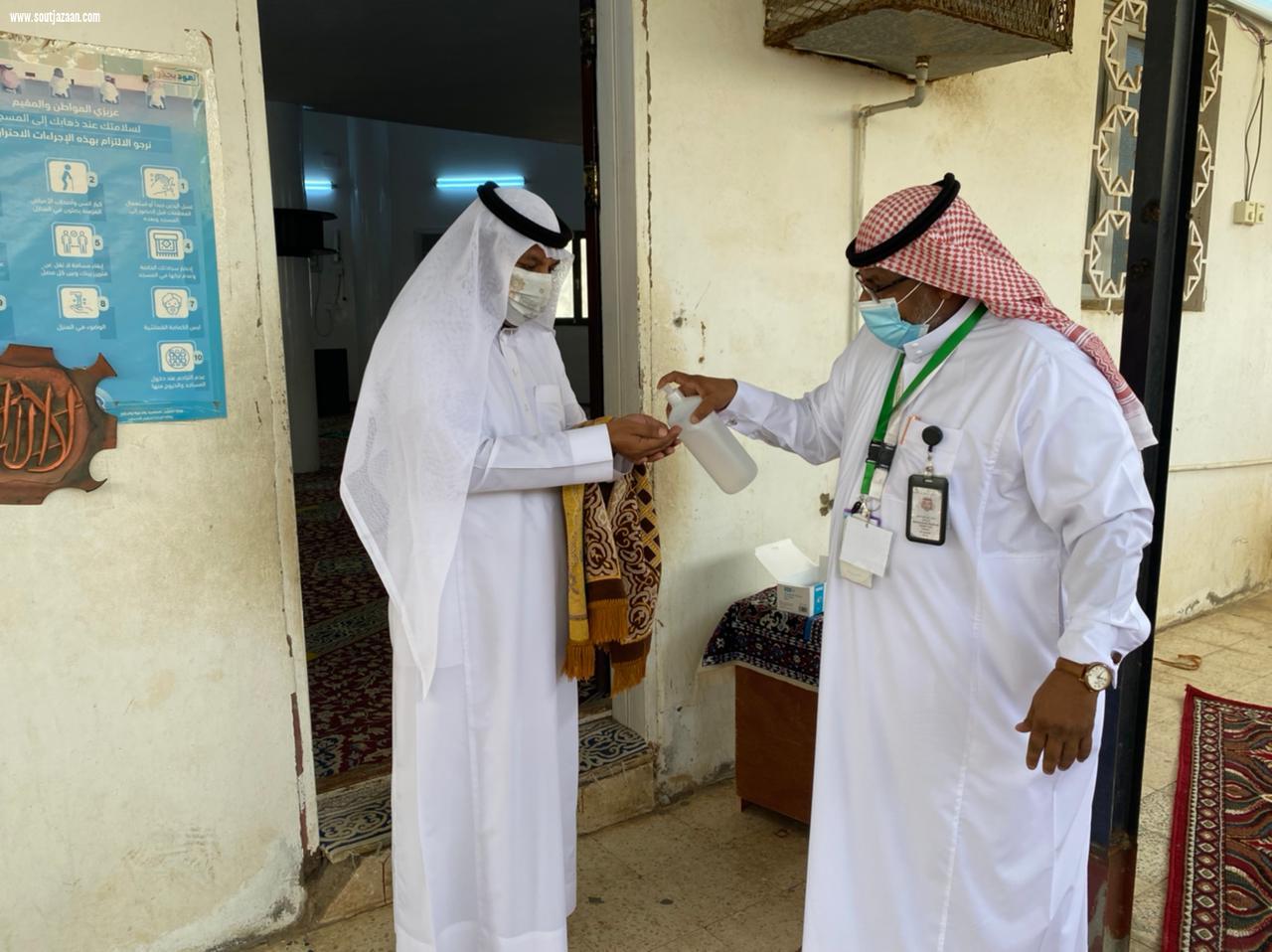جولات ميدانية على المساجد لتطبيق الإجراءات الوقائية بصامطة