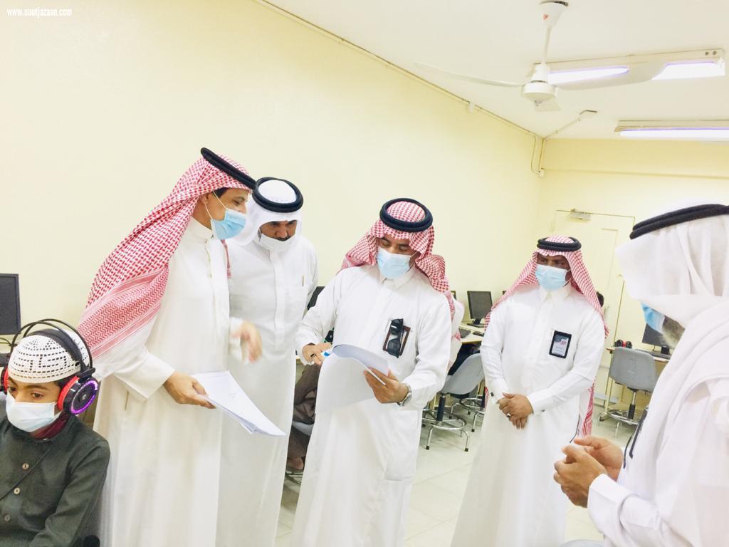 المعافا يتفقّد سير اختبارات الفصل الثاني في مدارس تعليم بيش