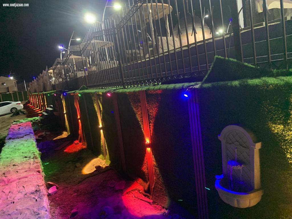 تجميل وتحسين منتزه العين الحارة في الحُرث 