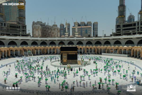 خدمة معتمرينا شرف لمنسوبينا