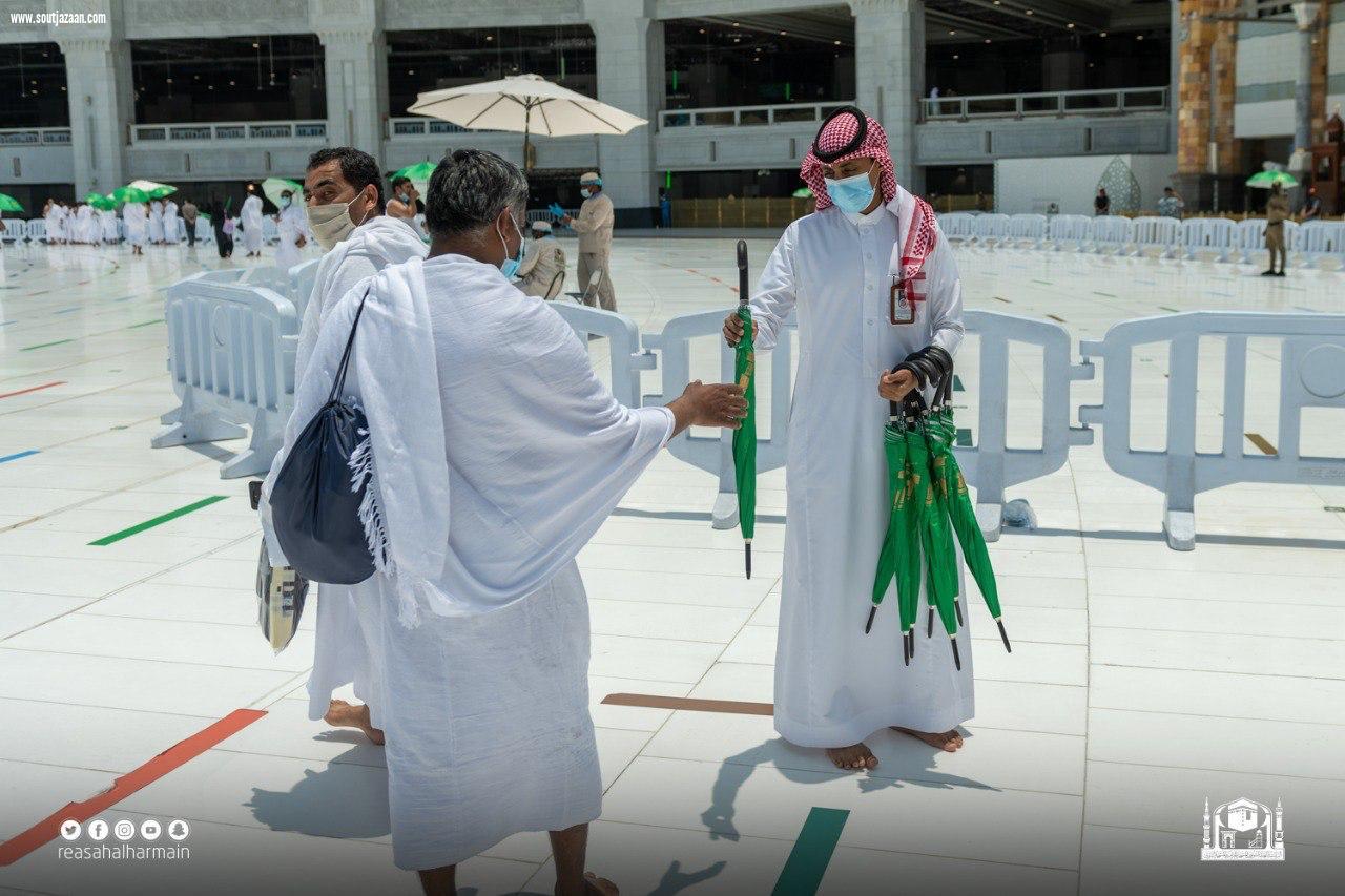 خدمة معتمرينا شرف لمنسوبينا