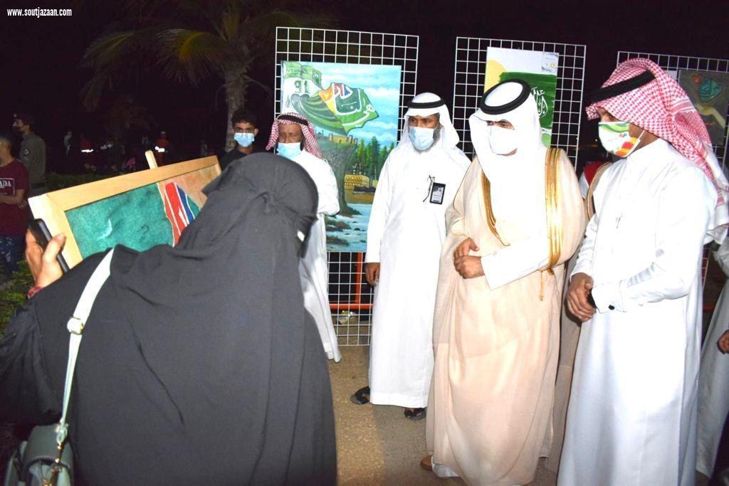 محافظ بيش يرعى حفل بالأهالي باليوم الوطني