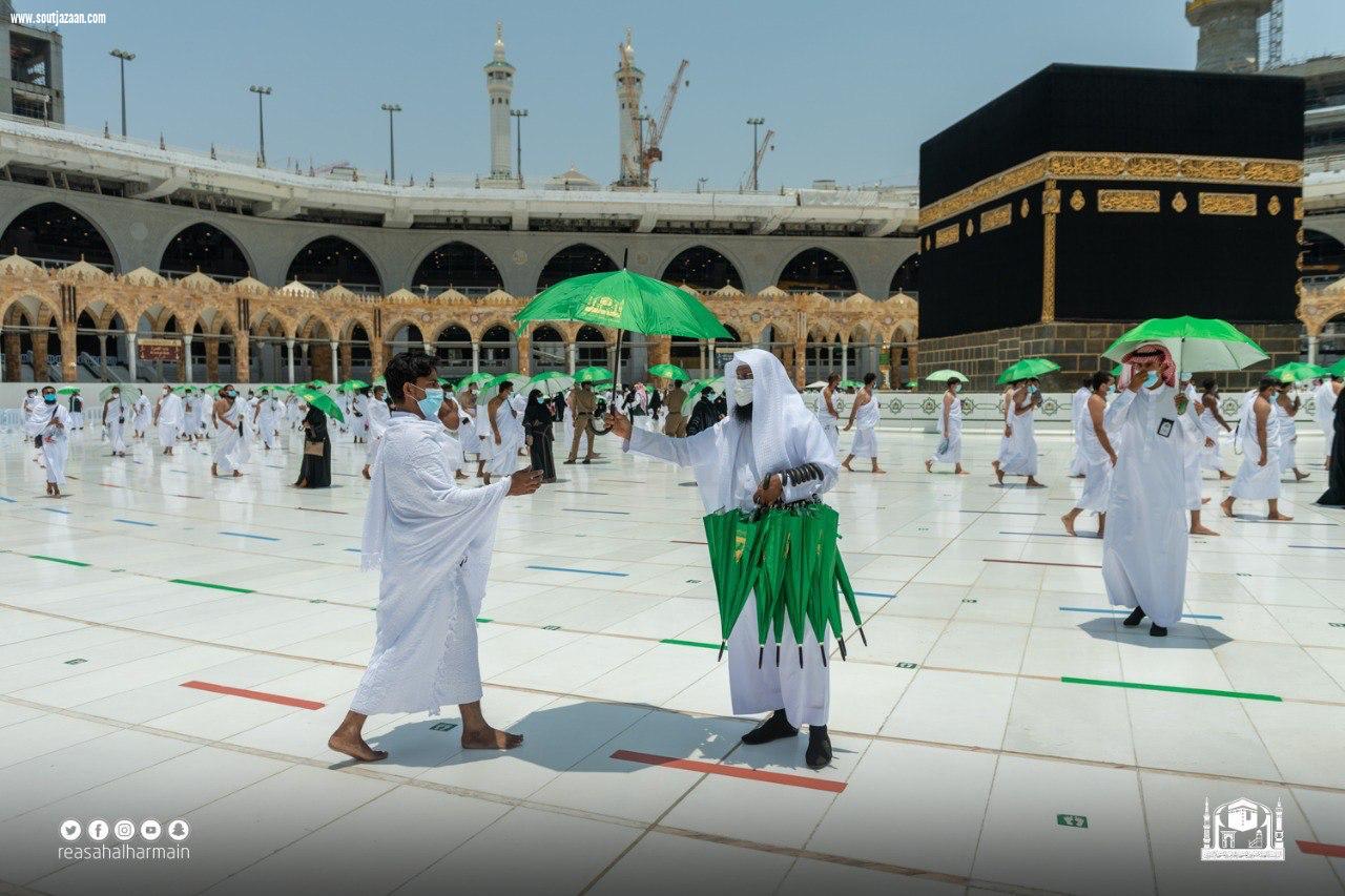 خدمة معتمرينا شرف لمنسوبينا