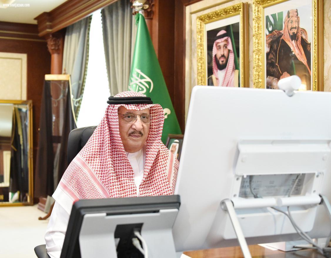 سمو أمير منطقة جــازان يرعى عبر -الاتصال المرئي- حفل تكريم 243 حافظ وحافظة بجمعية تحفيظ القران الكريم بالمنطقة