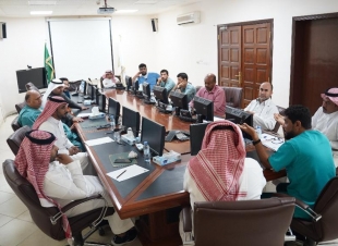 فرع البيئه بجازان يجتمع مع مدراء الثروه الحيوانيه بالمكاتب والوحدات