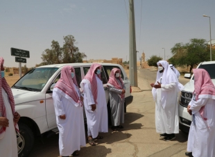 مدير فرع هيئة القصيم يزور هيئة الشماسية ويتفقد العمل الميداني 