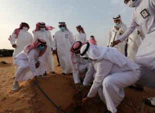 محافظ دومة الجندل يدشن المرحلة الثانية من منتزه الأضارع البري
