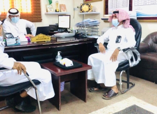 المعافا يتفقّد سير اختبارات الفصل الثاني في مدارس تعليم بيش